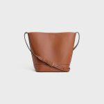 SMALL BUCKET CUIR TRIOMPHE IN SMOOTH CALFSKIN TAN - Image 3